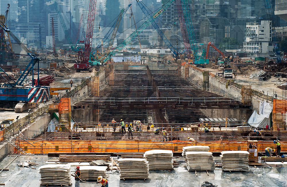 a finite spatial interval